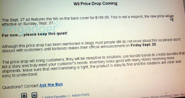 Rumorología: Recorte de precios para la Wii y otro más que apunta hacia una Wii HD